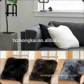 Factory directly wholesale price sheepskin fur pillow cover/fur pillow cases